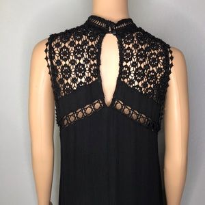 Fate Dresses - Black pocketed crocket lace dress Fate Dresses - Black pocketed crocket lace dress